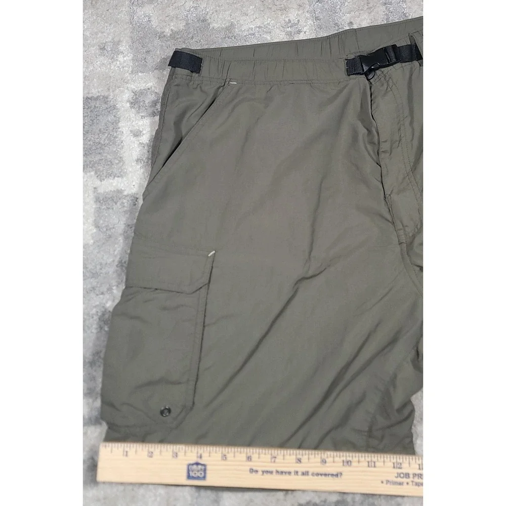 REI Co-Op Men's Green Cargo‎ Performance Outdoor Hiking Chino Shorts Sz 40x7.5
